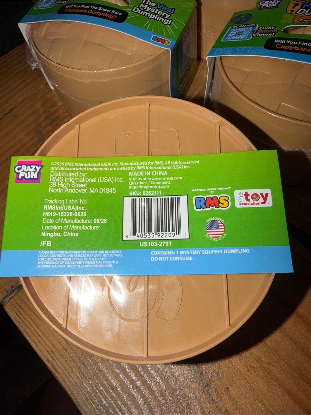 FOUR 4 RMS Capybara Edition Dumplings Can you find the Rare ?? All Sealed - Picture 5 of 5